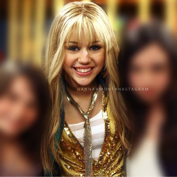 Hannah Montana’s wardrobe! Gold metal skinny scarf - Picture 7 of 8